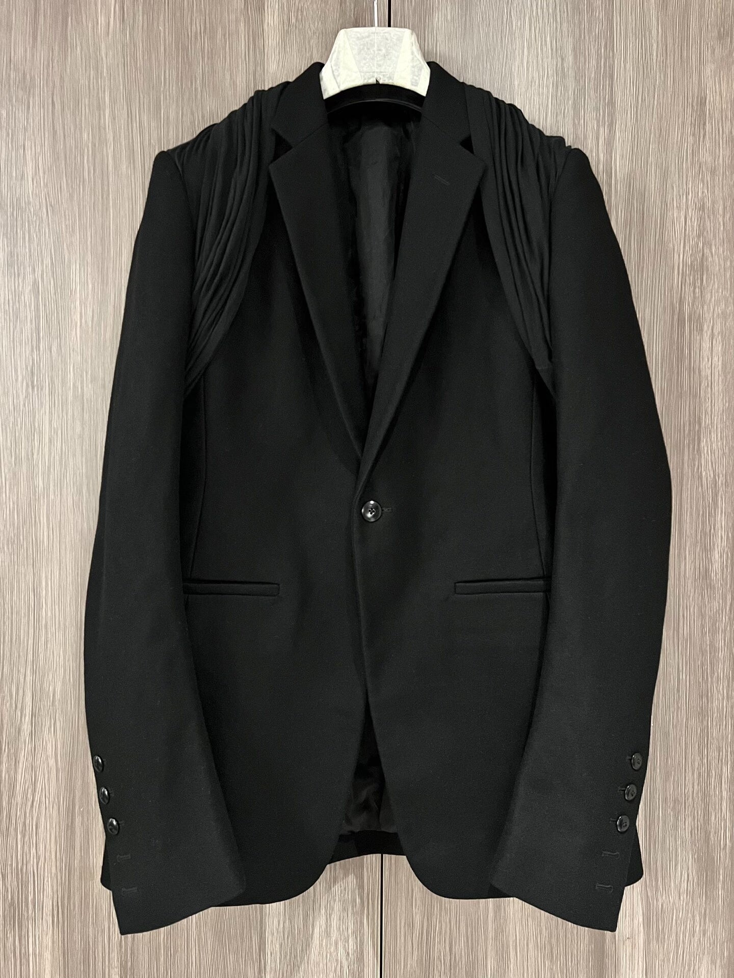 Rick Owens Black Tailored Suit Jacket