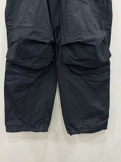 balenciaga pulled cargo stacked work pants