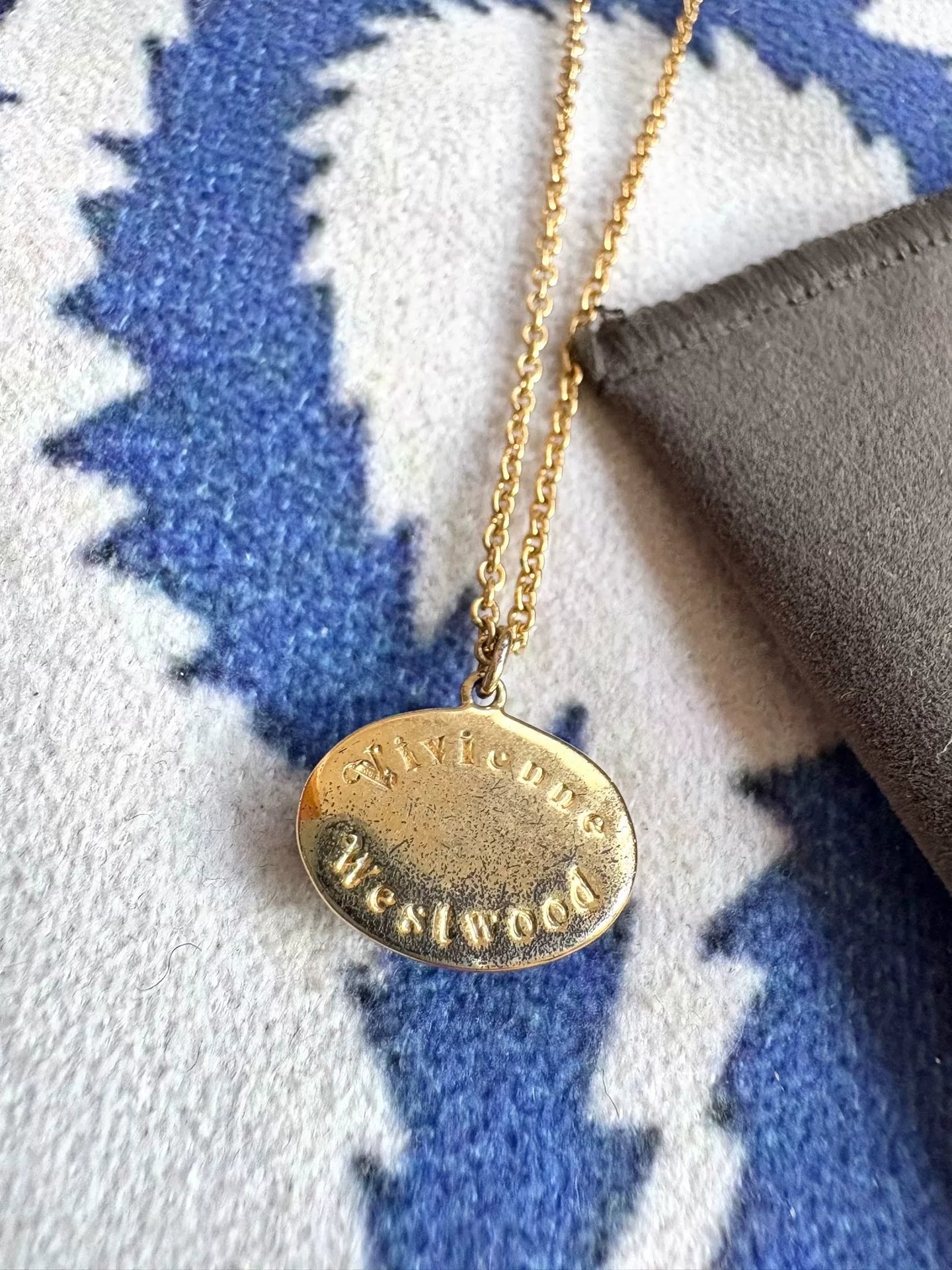 Vivienne Westwood Vintage Gold Honeycomb Necklace