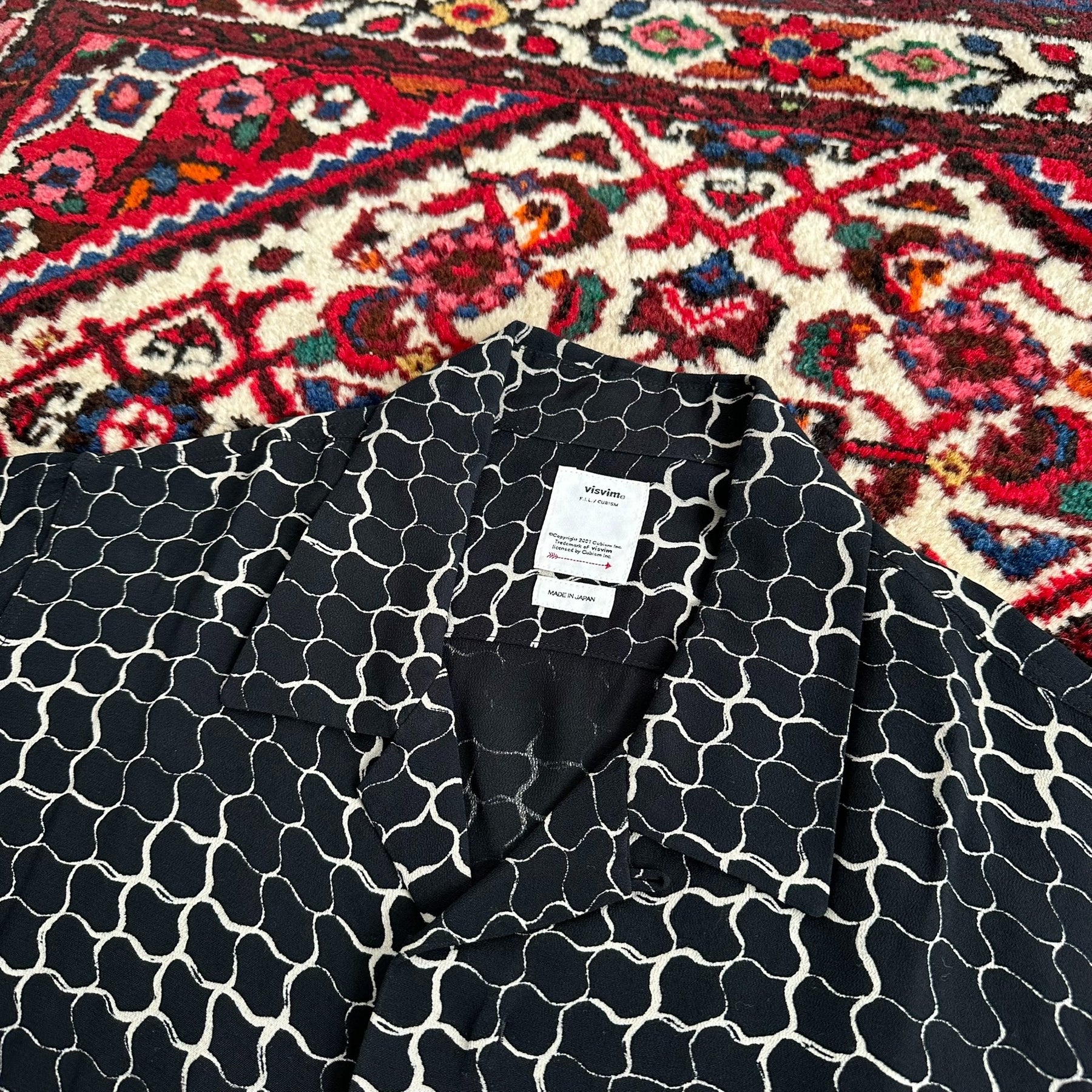 Visvim 20SS Free Edge Snake Print Shirt