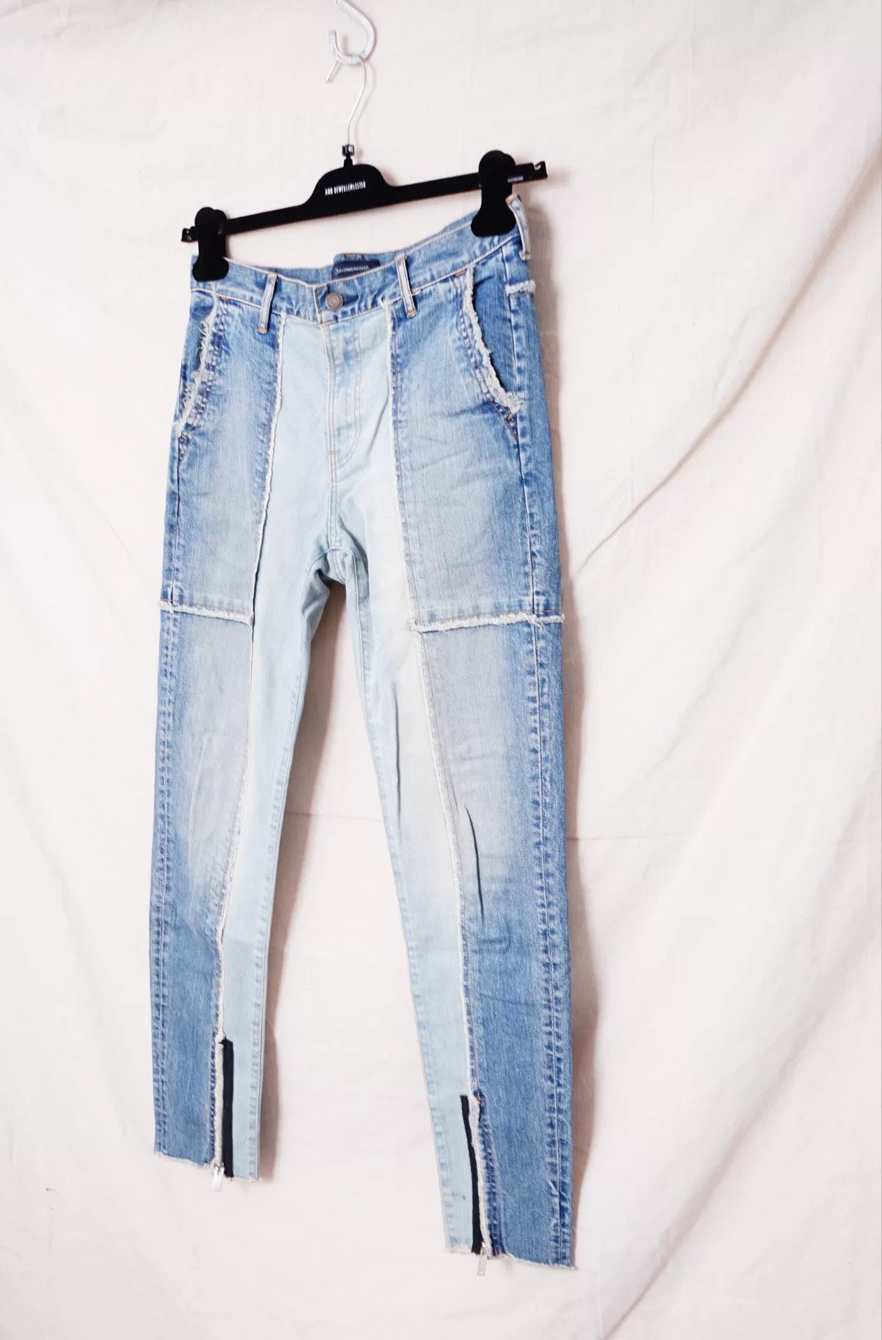 Undercover Spliced Washed Jeans