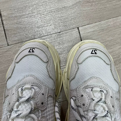 Balenciaga Triple S Sneakers White Brown