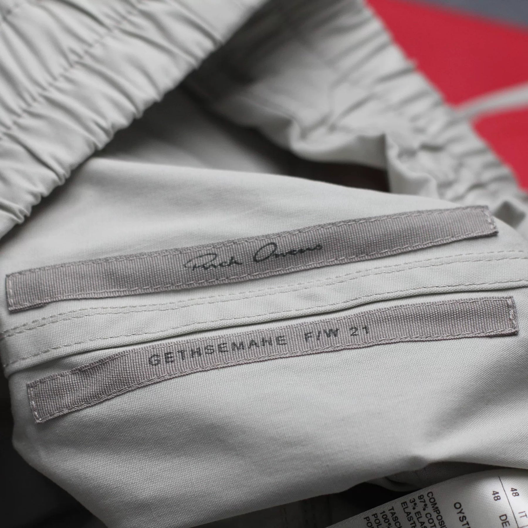 Rick Owens TE PVC Five-Zip Pants