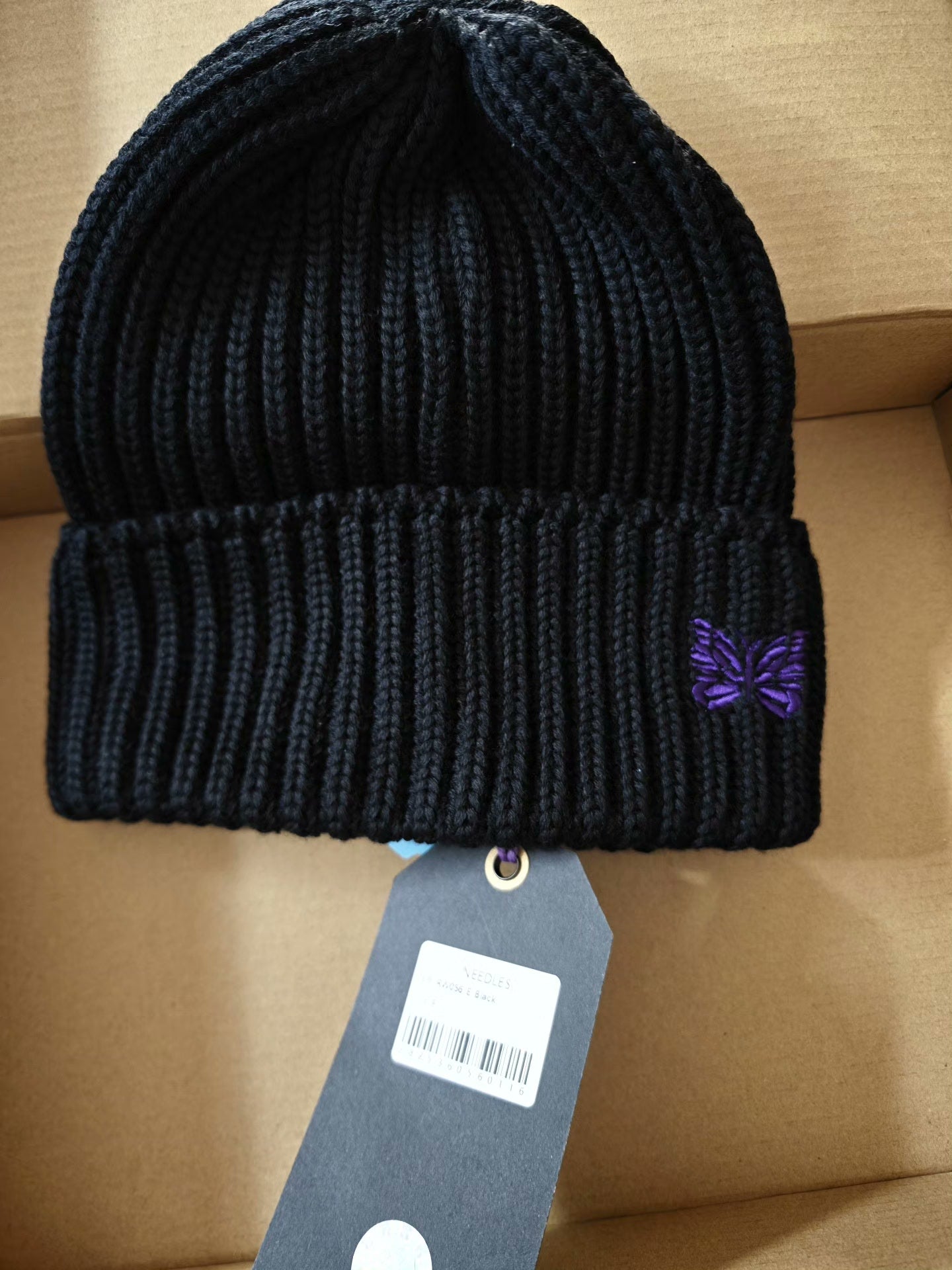 NEEDLES Wool Butterfly Embroidered Watch Cap