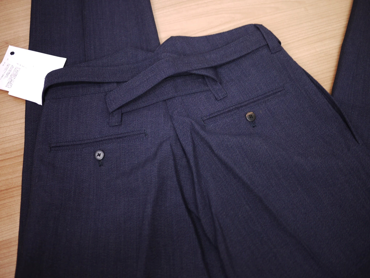 visvim hakama pants in navy blue