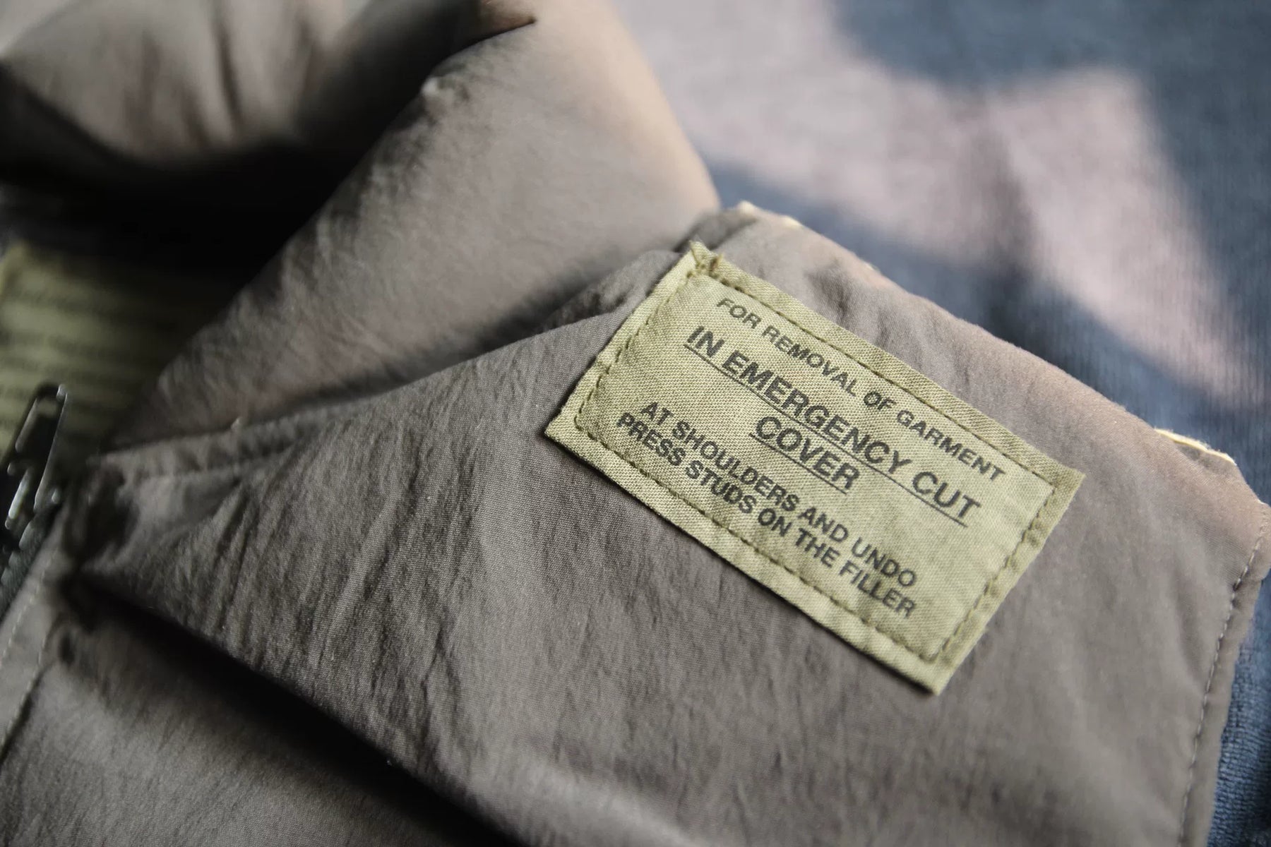 N.hoolywood Gray Down Vest Size 40