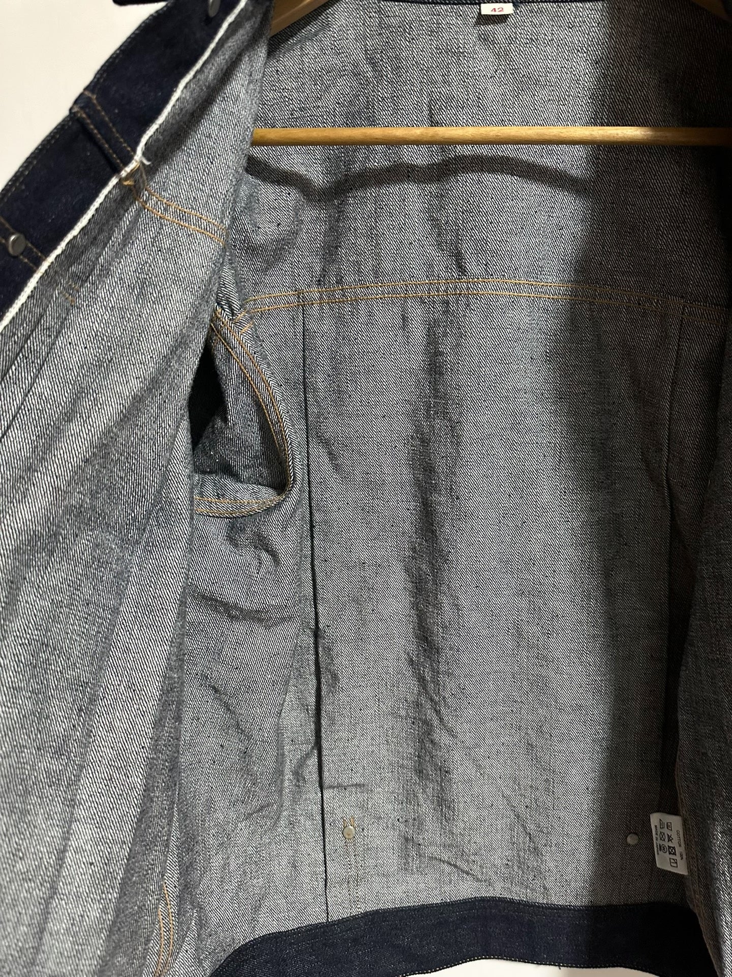 Warehouse 2010 WWII Reissue 13.5oz Raw Denim Jacket