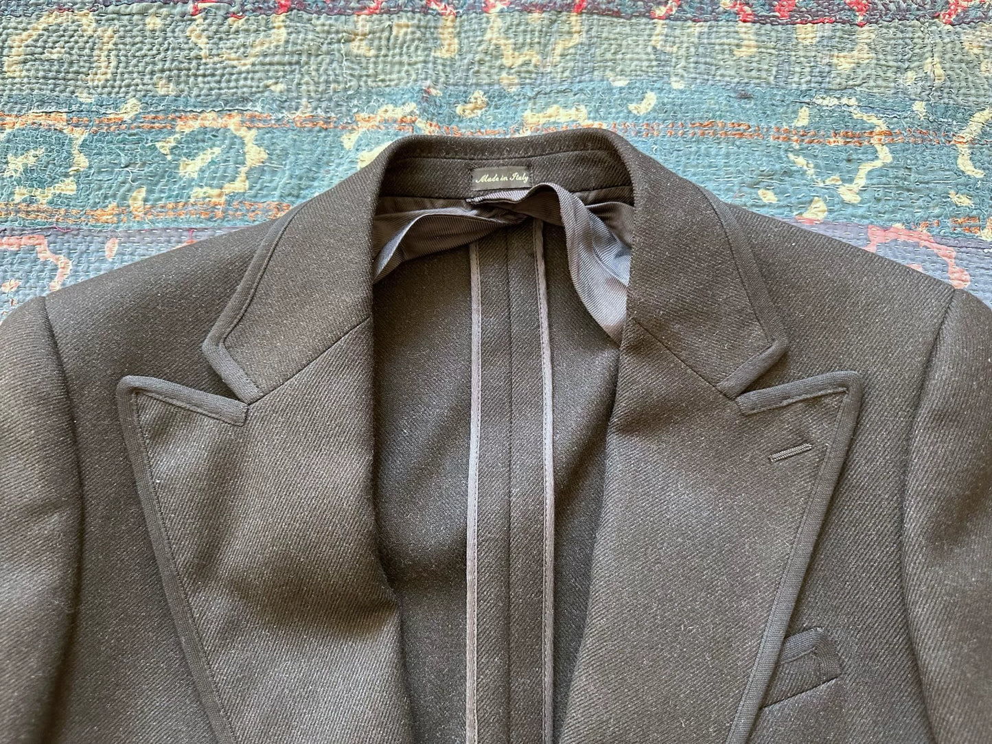 RRL Peak Lapel Single-Breasted Wool Blazer
