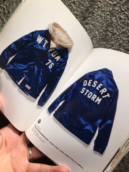 wtaps vintage satin windbreaker jacket