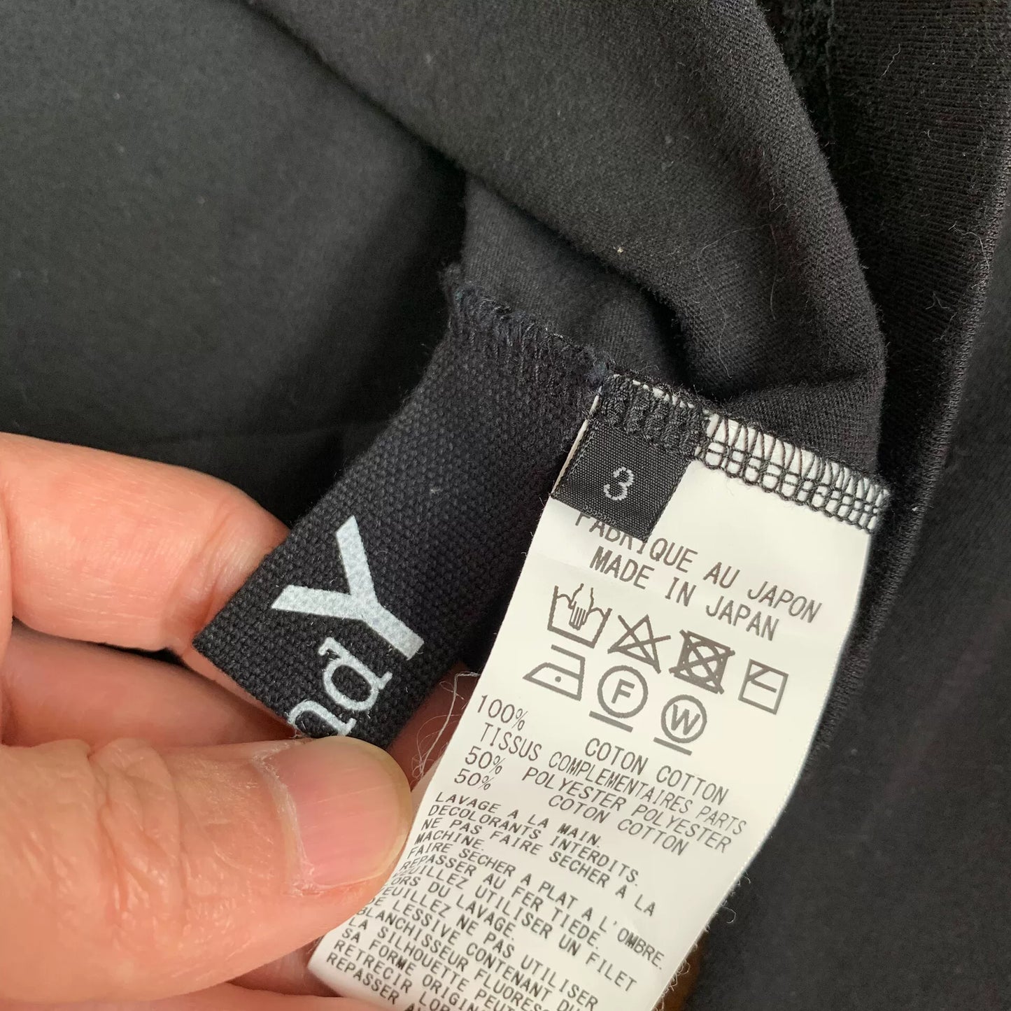 Yohji Yamamoto Groundy Asymmetric Long-Sleeve Tee