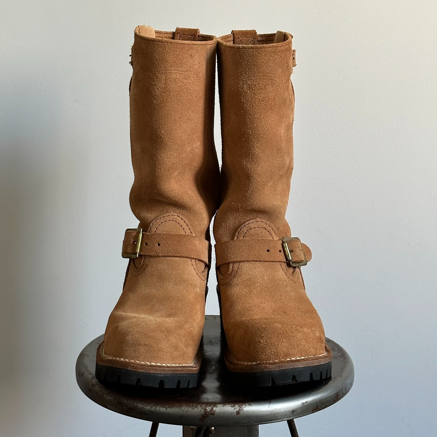 Wesco Boss Burlap Engineer Boots