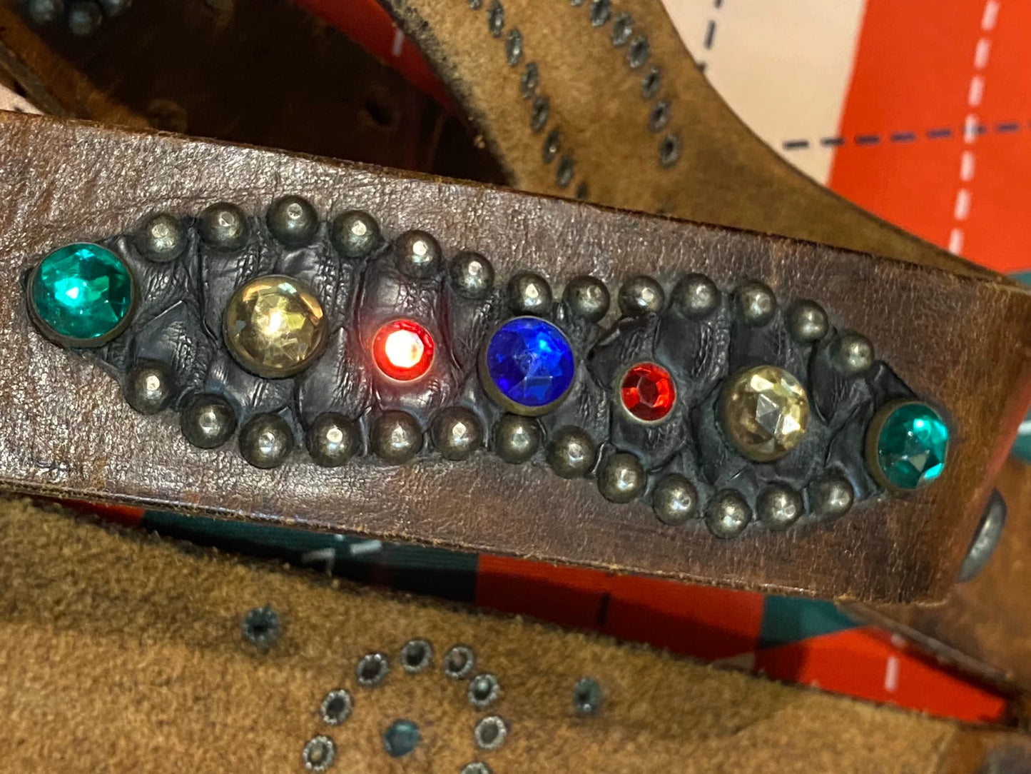 Rare HTC Western Style Leather Belt