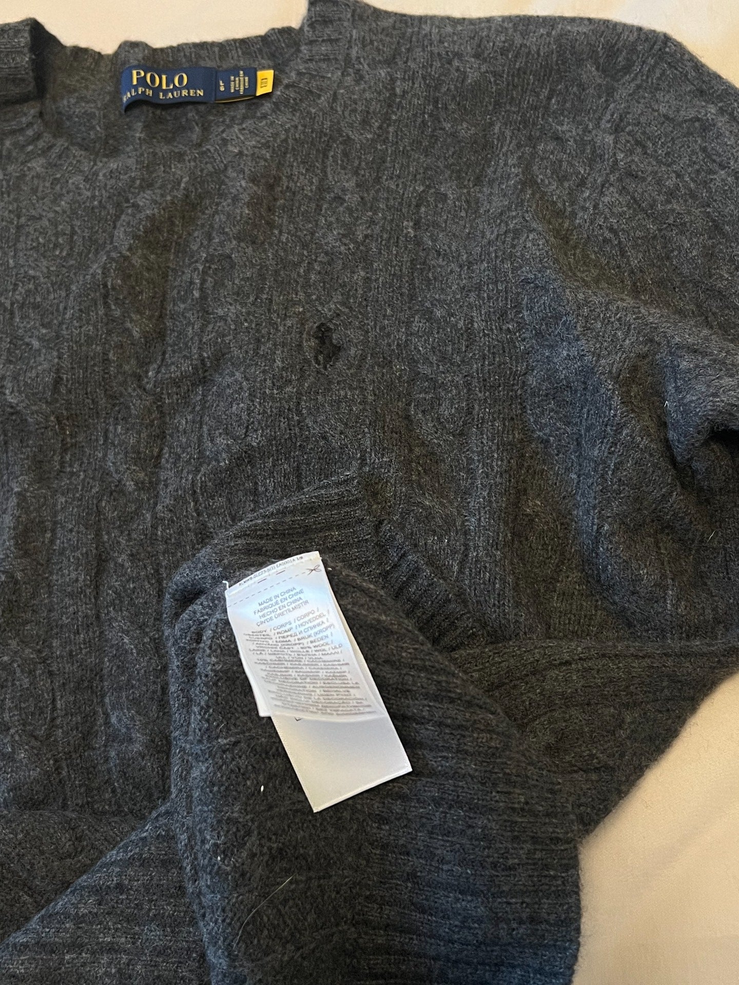 Ralph Lauren Classic Cable-Knit Men's Sweater