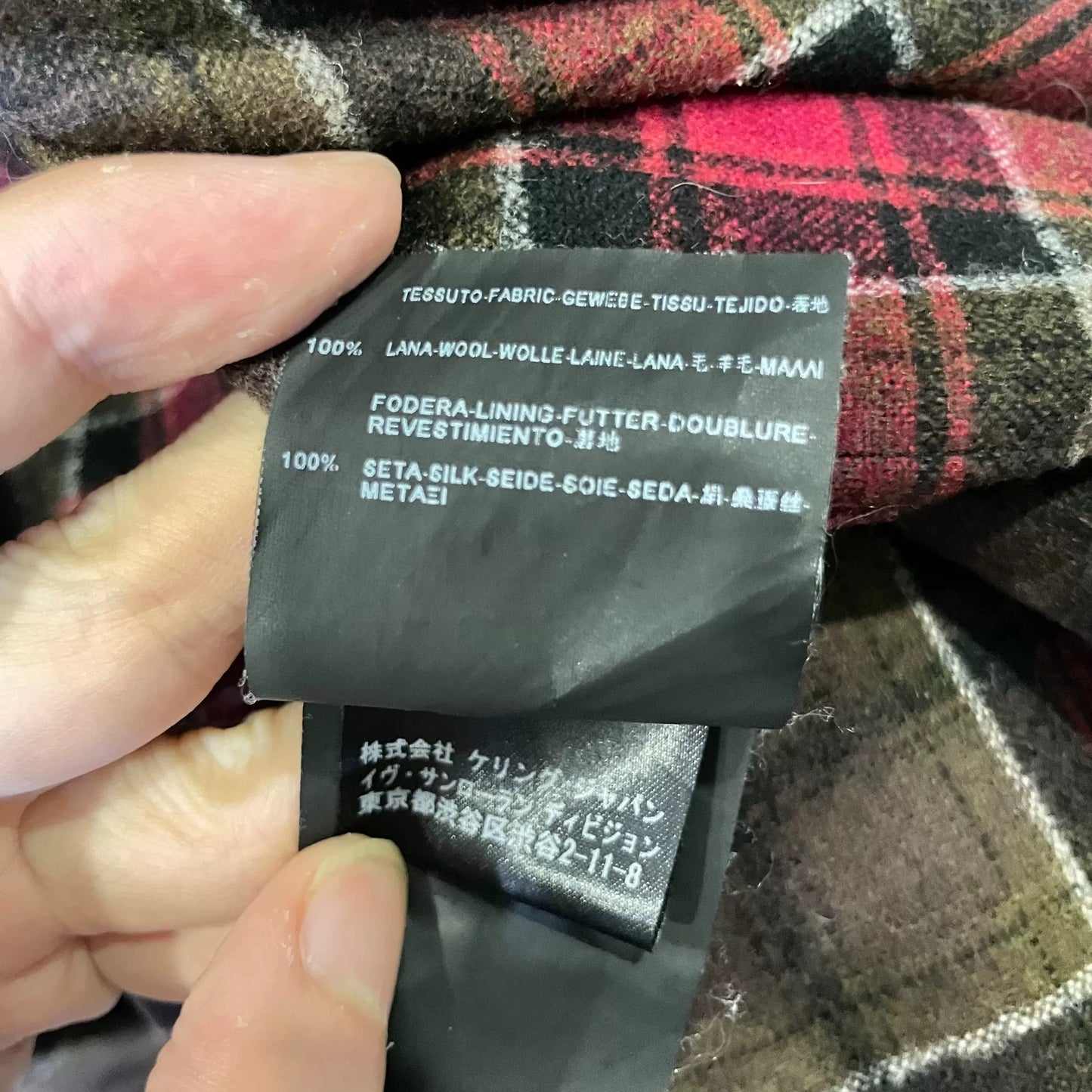 Saint Laurent FW13 Plaid Shirt
