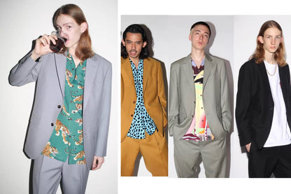 Wacko Maria DORMEUIL Gray Suit Jacket