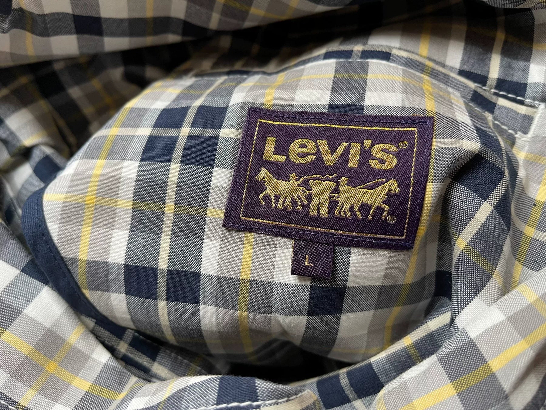 Levi's LVC Plaid Casual Blazer