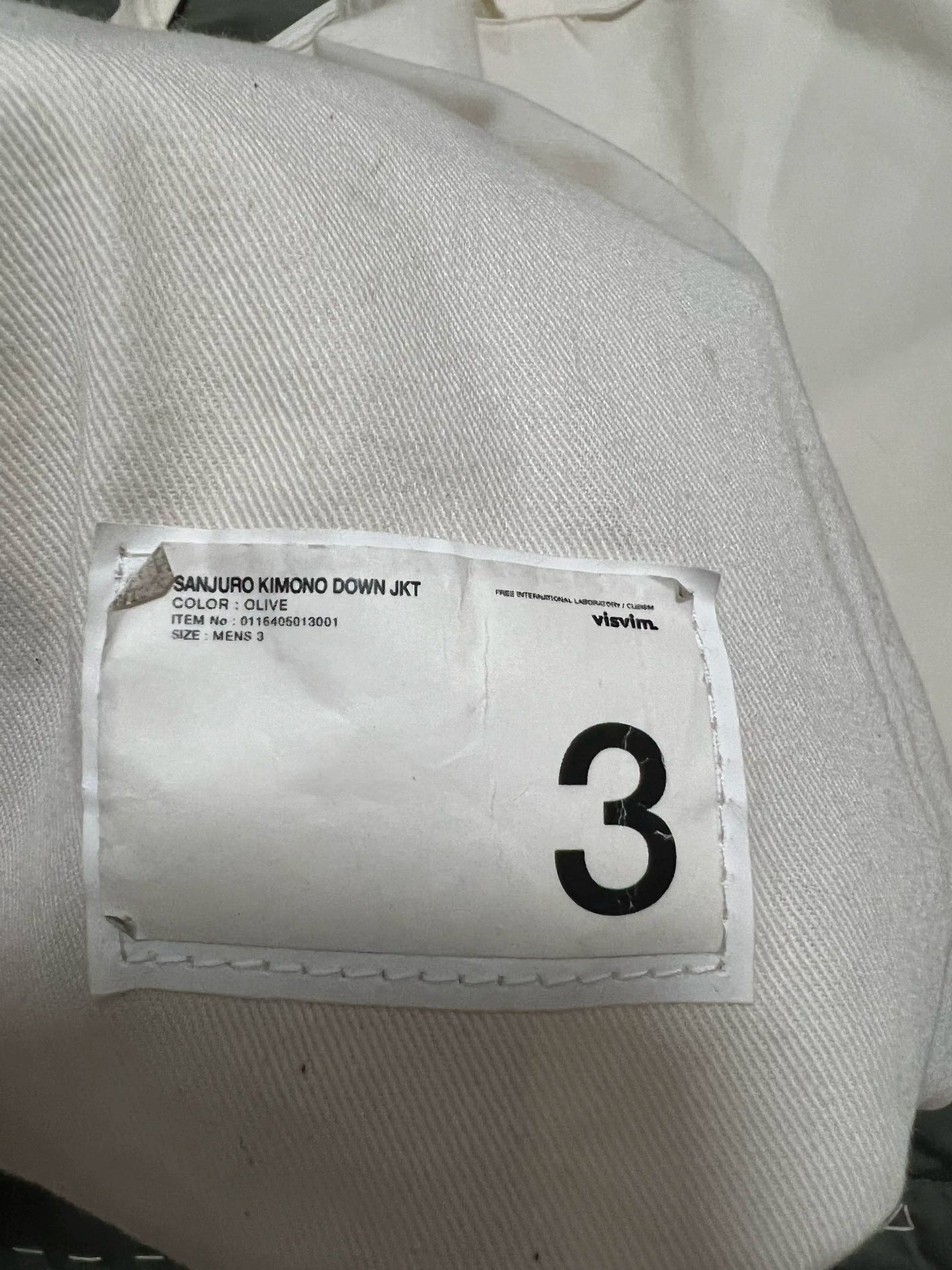 VISVIM 16AW SANJURO KIMONO DOWN JKT