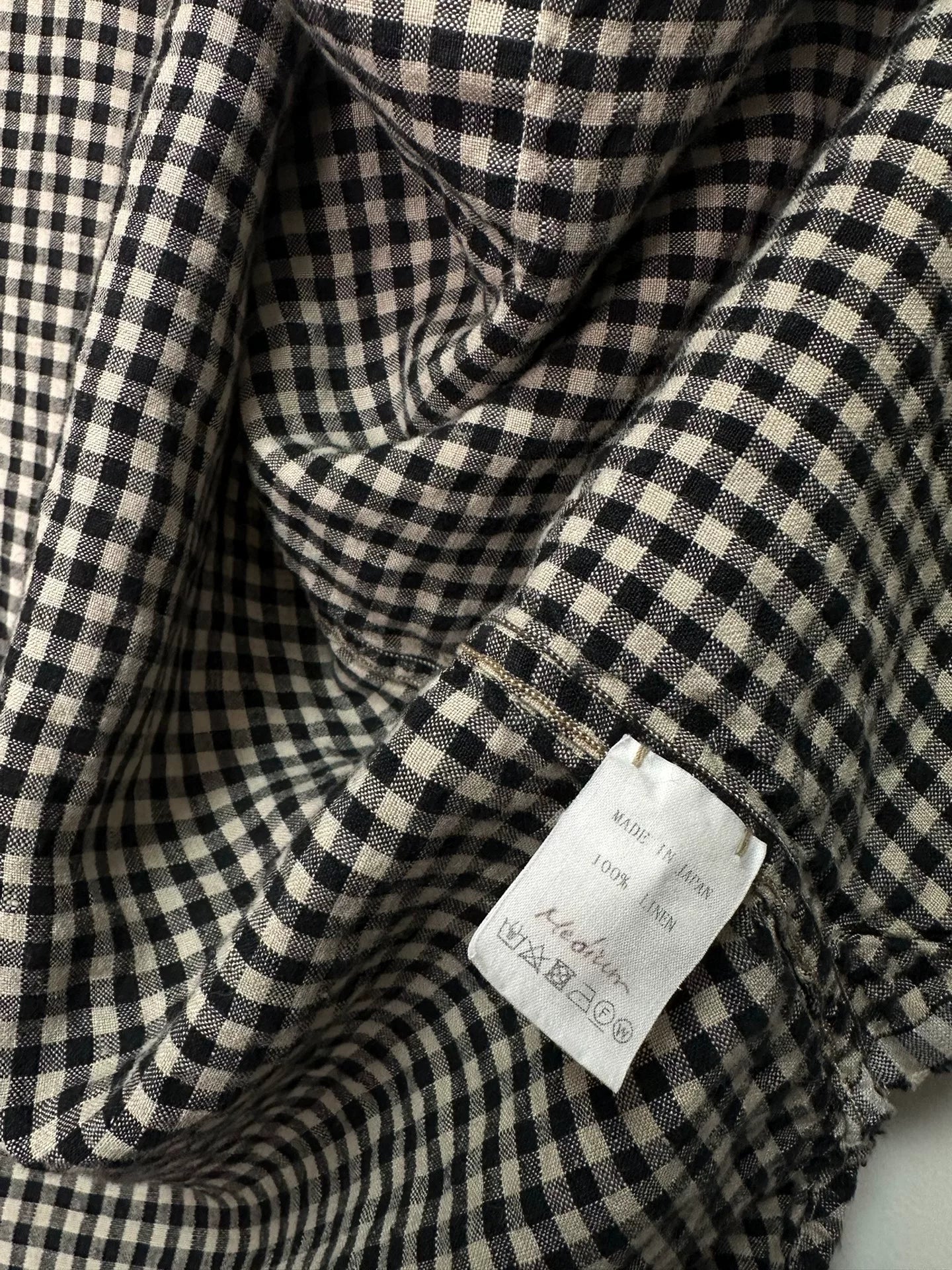 kaval antique embroidered linen shirt