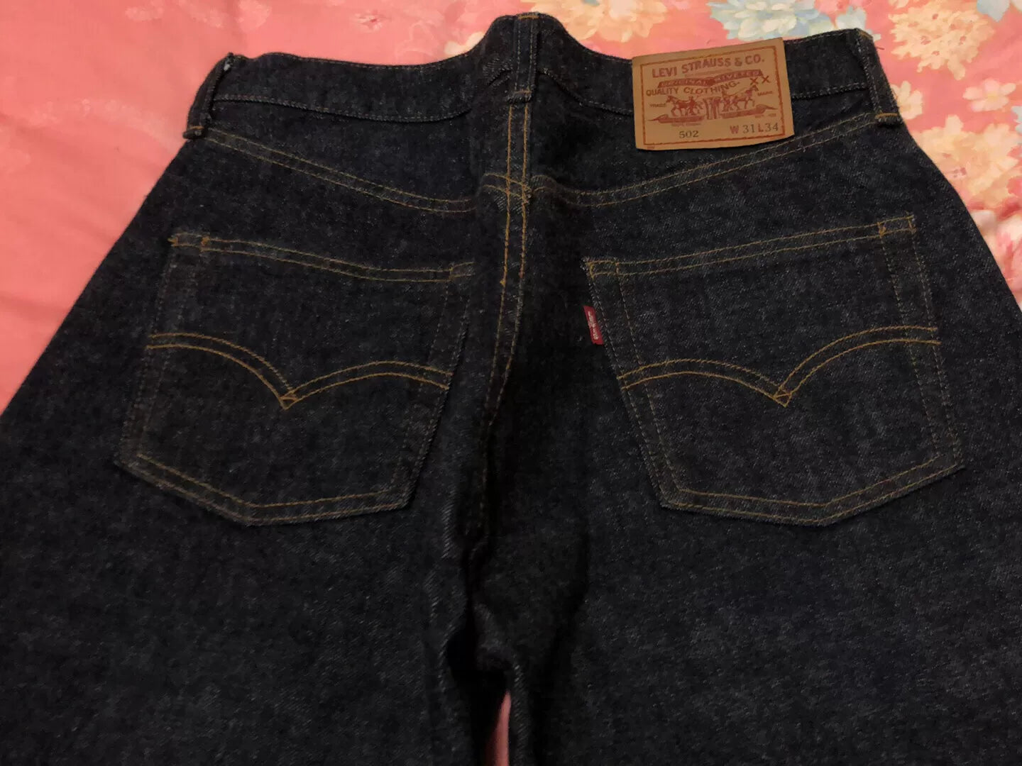LVC Levi's 502 J22 Raw Denim Jeans