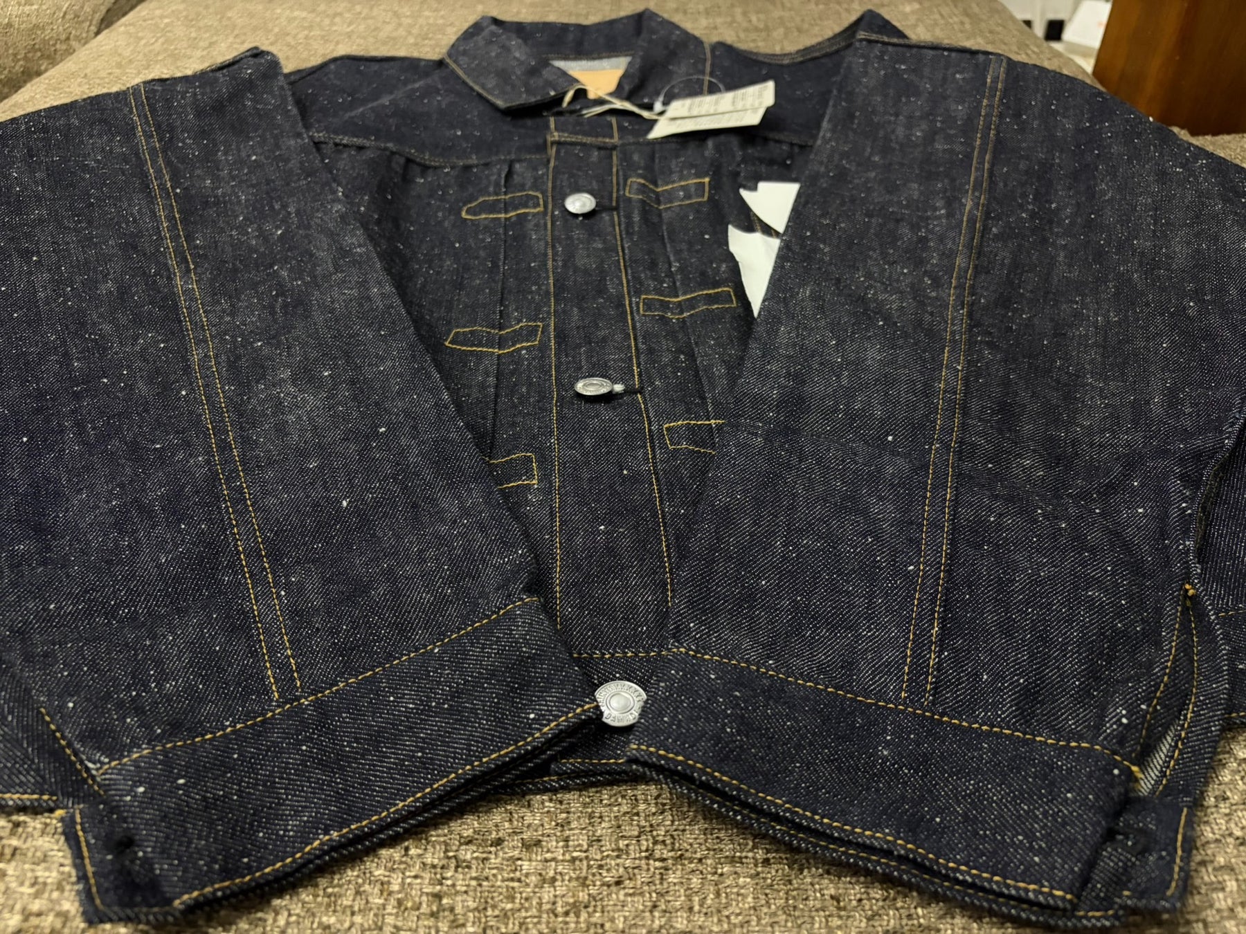 SAINT MICHAEL x berberjin T-back Denim Jacket
