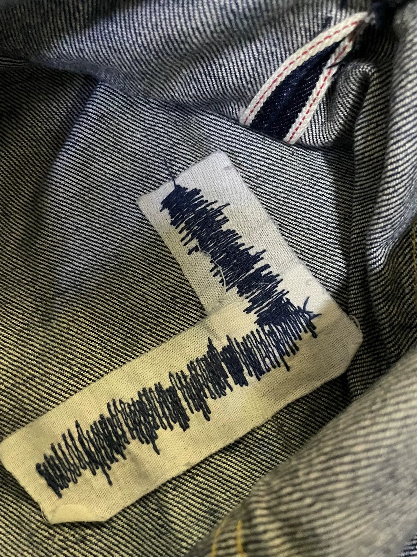 NEIGHBORHOOD 08EX Blue Line Distressed Jeans