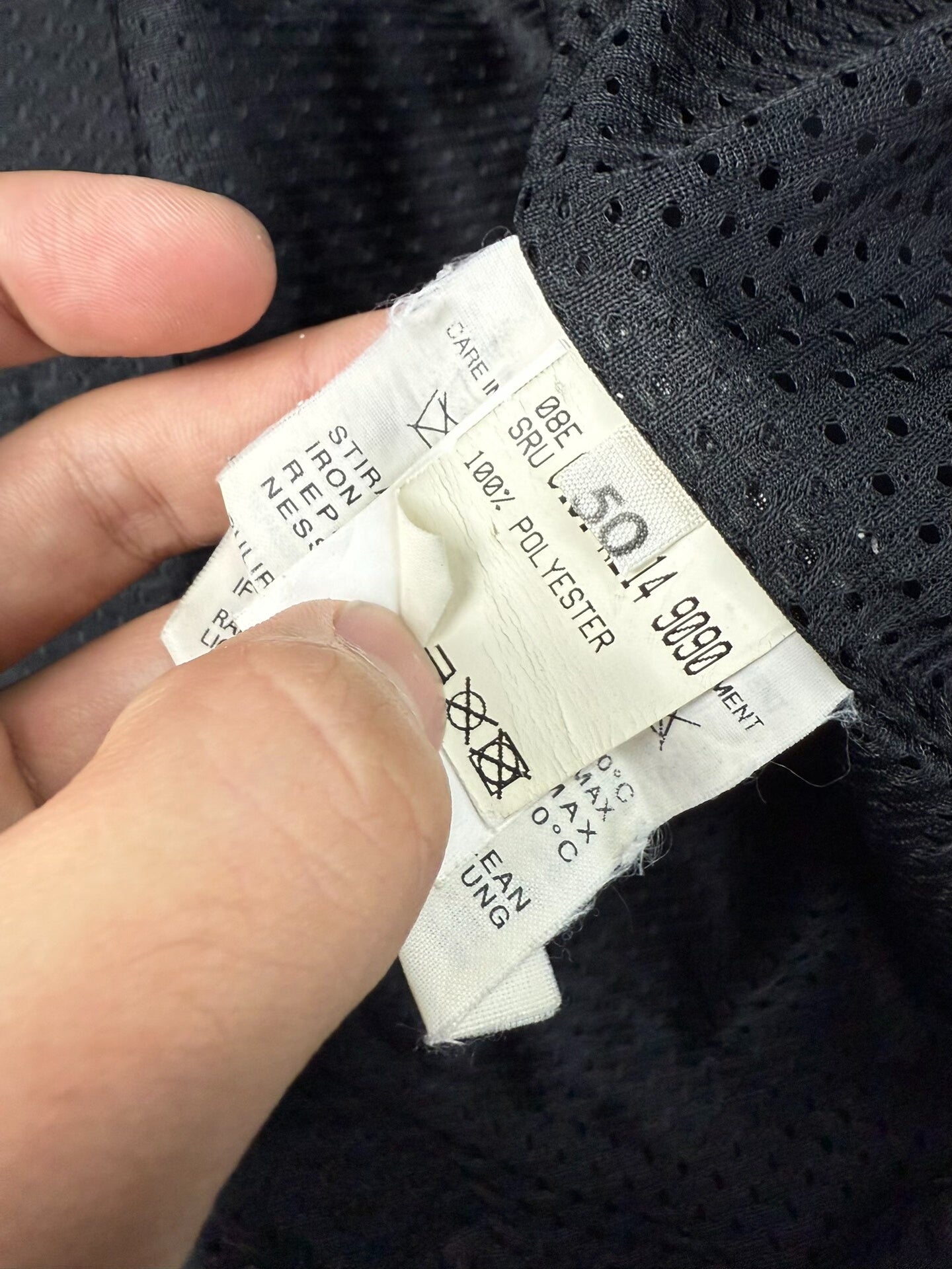 raf simons black motorcycle jacket size 50