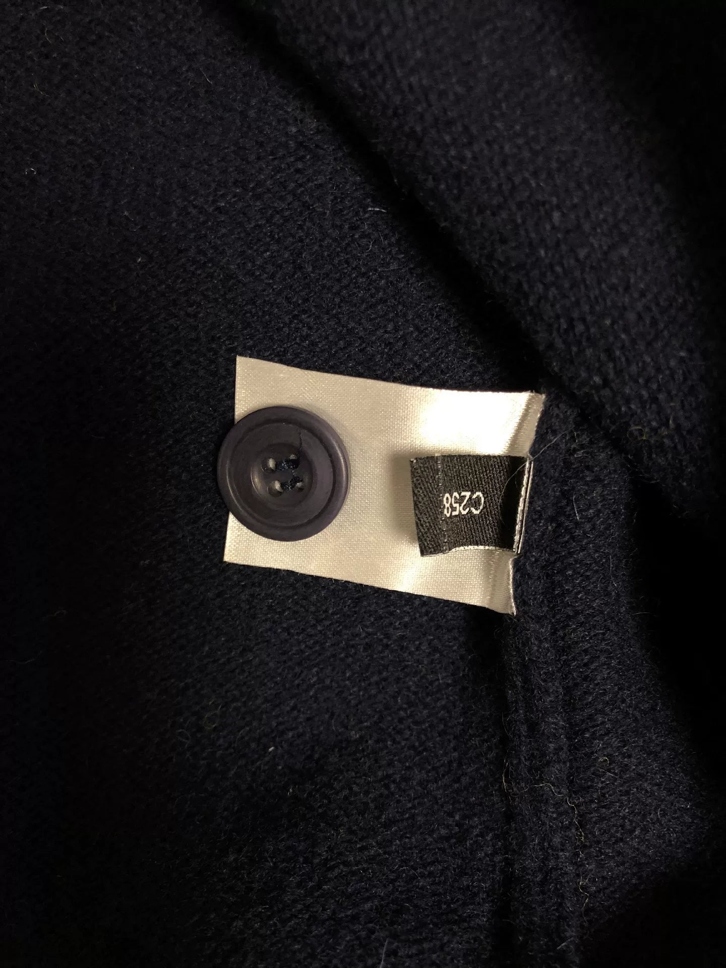 jack spade navy yellow striped sweater