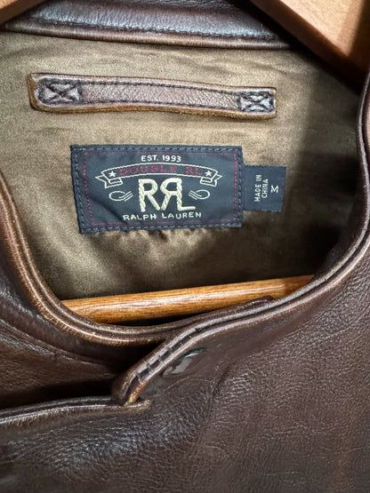 RRL Leather Jacket with Slight Wear
