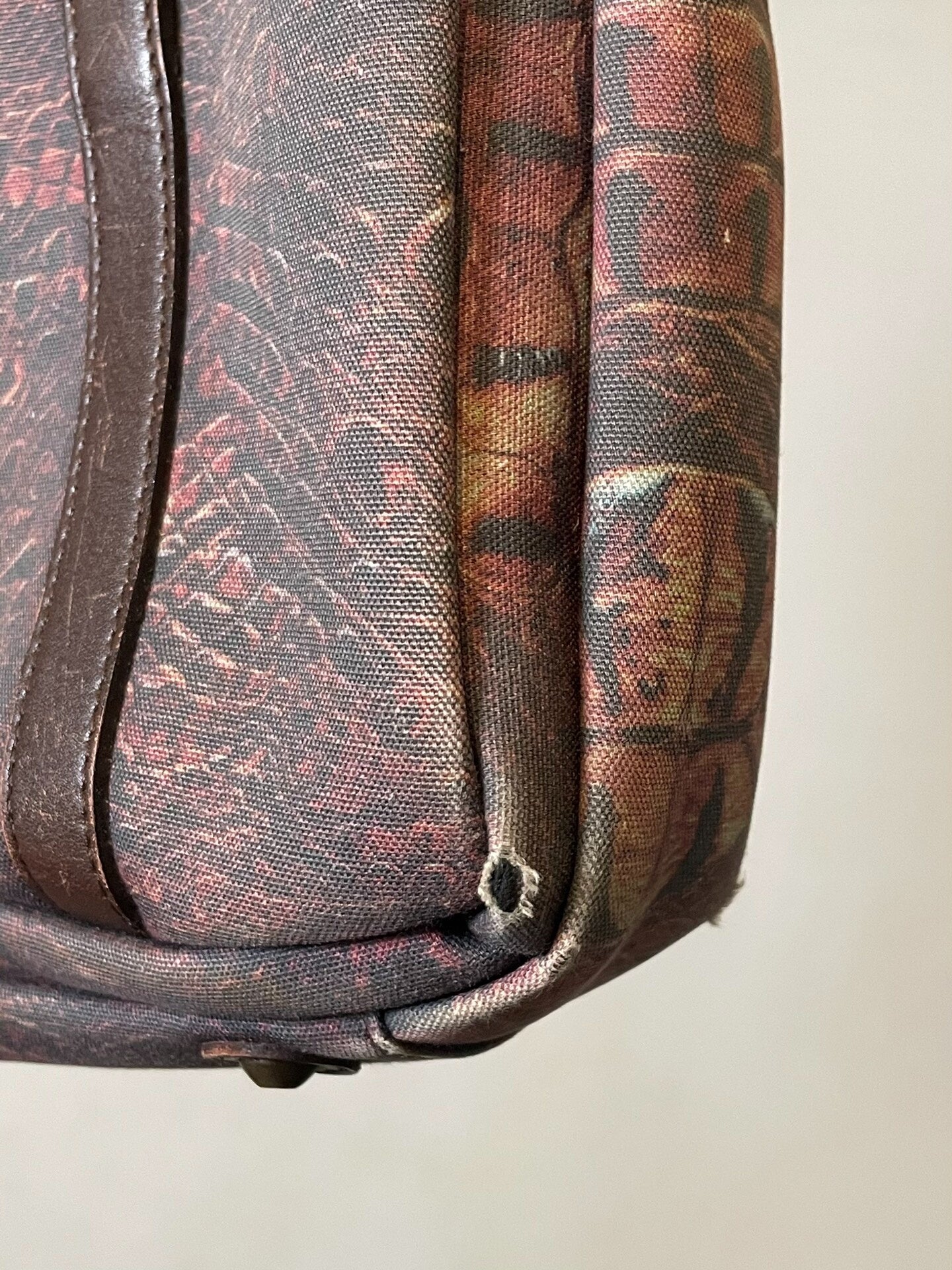 vintage 90s dragon print backpack by Gaultier