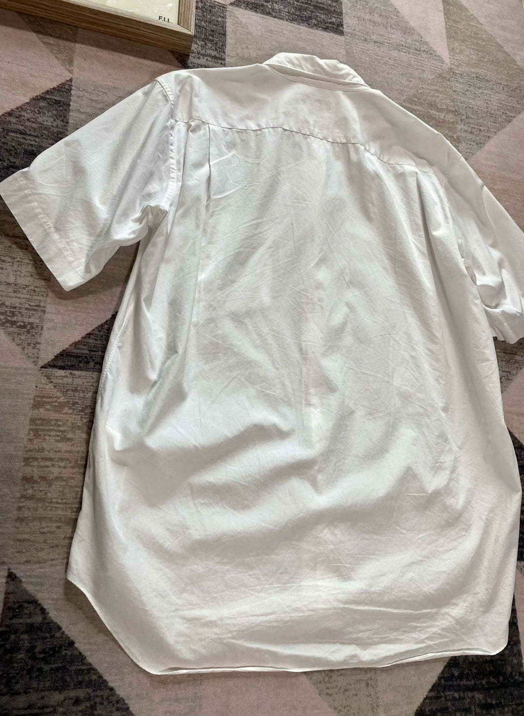 CDG Comme des Garçons Embroidered White Shirt