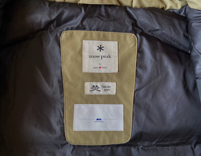 snow peak mm fr riders down jacket