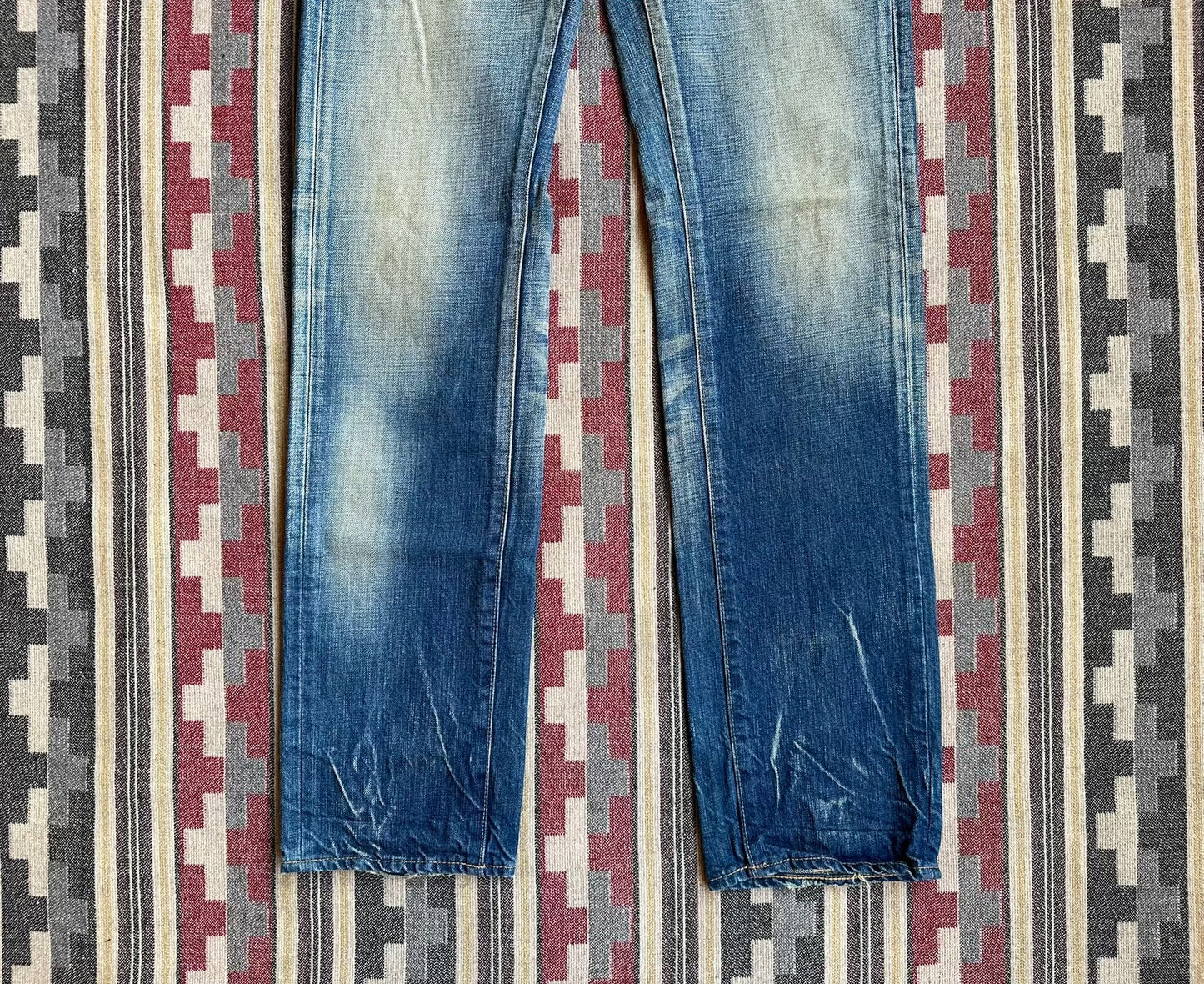 vintage prps distressed denim jeans made in japan