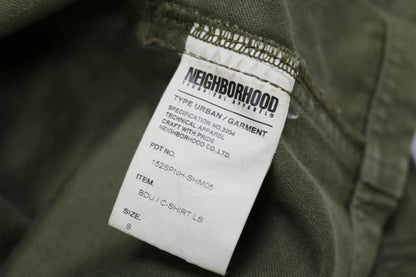neighborhood long sleeve utility jacket