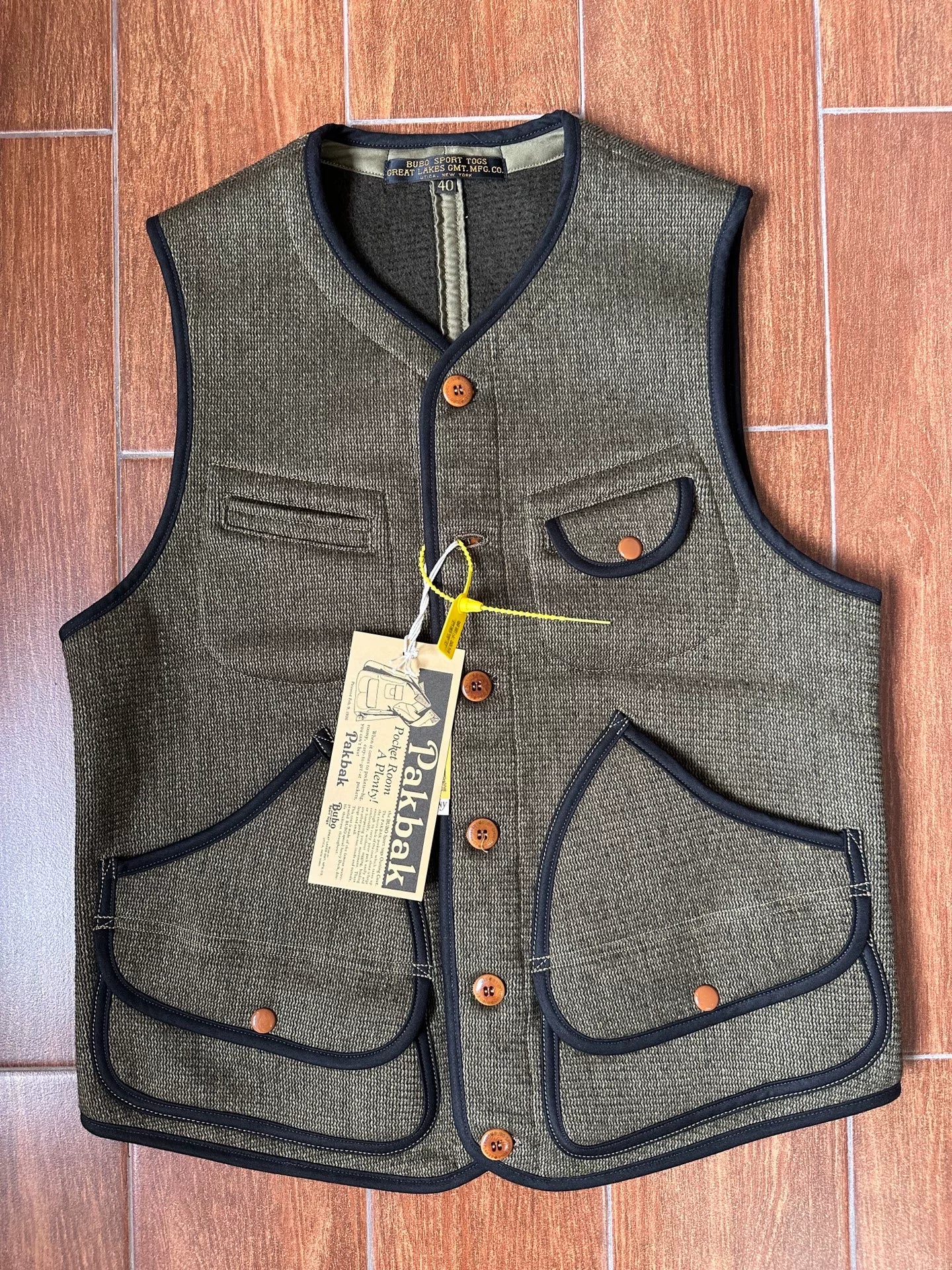 vintage Bridgeport Wool Vest