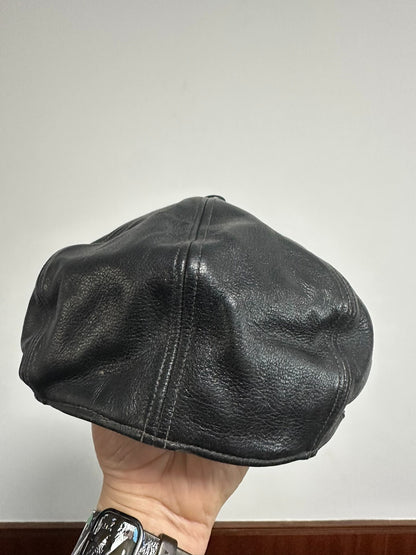 FREEWHEELERS Leather Newsboy Cap