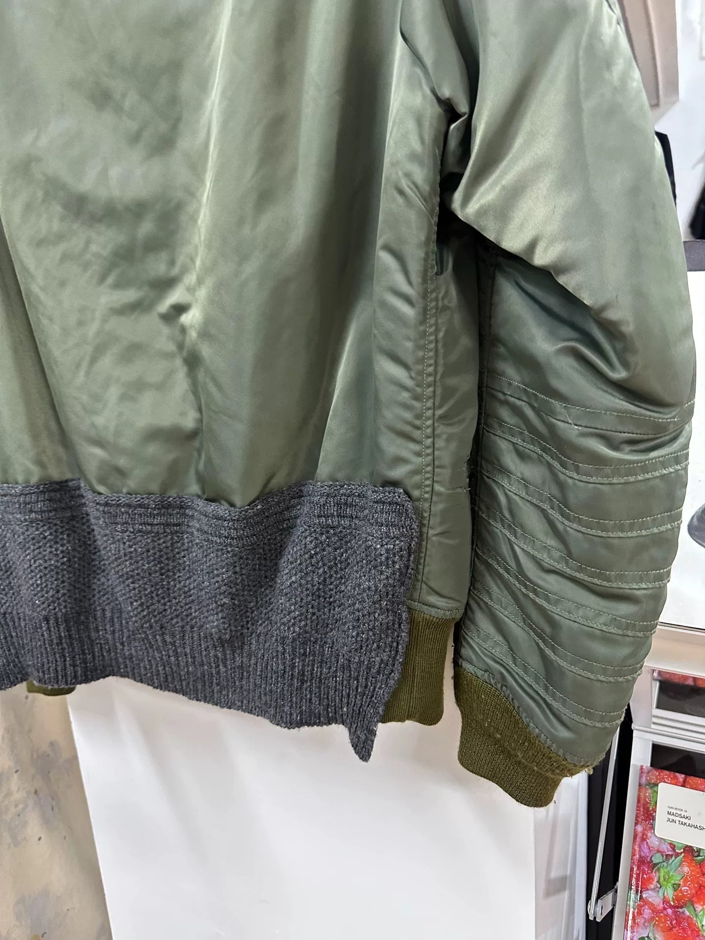 UNDERCOVER MA-1 Bomber Jacket in Green