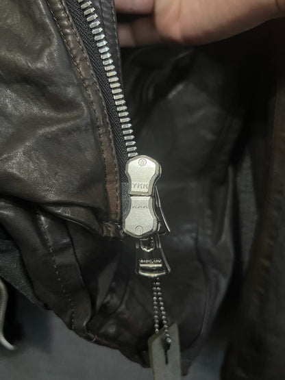 black italian leather rider jacket