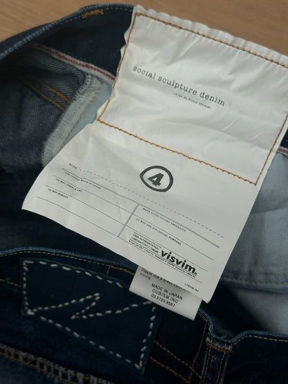 Visvim 01.2 Dry18 Social Sculpture Distressed Jeans