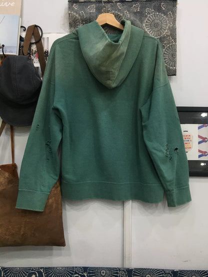 visvim amplus hoodie p.o. crash green