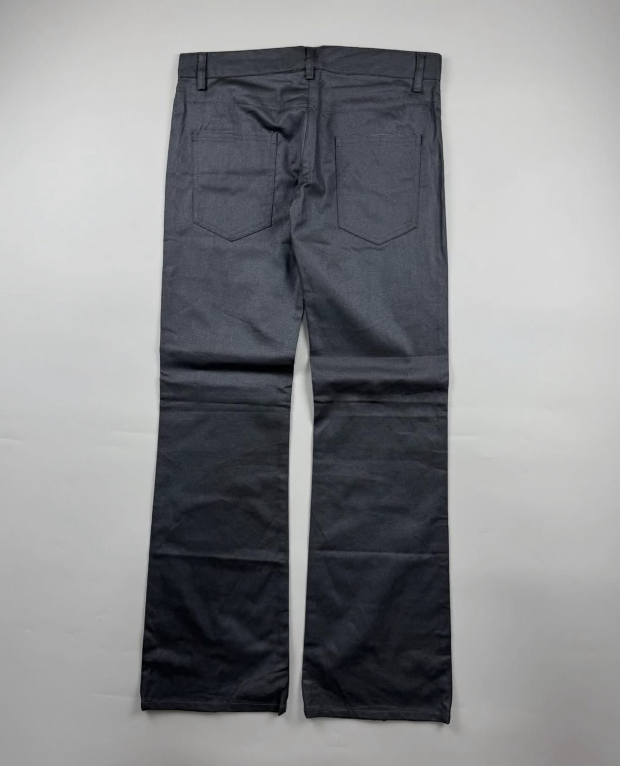 1990s Walter Van Beirendonck Metallic Flared Pants