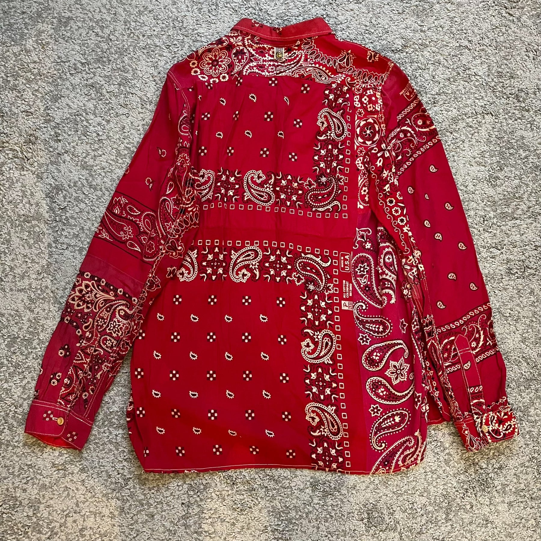 visvim ICT Long Rider LS Paisley Rare