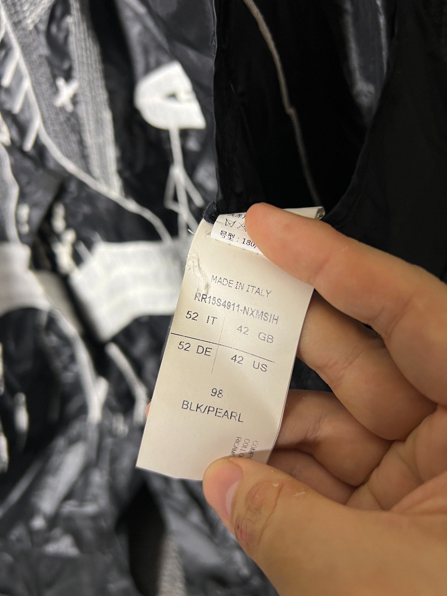 Rick Owens 15ss Runway Ghost Embroidery Coat