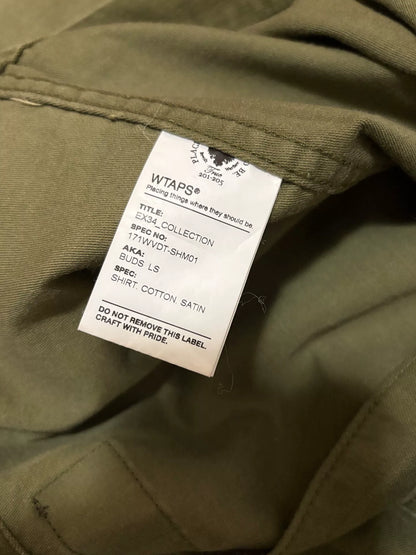 WTAPS BUDS 17SS Military Utility Shirt