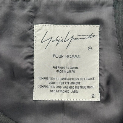 Yohji Yamamoto Black Cutout Suit Jacket