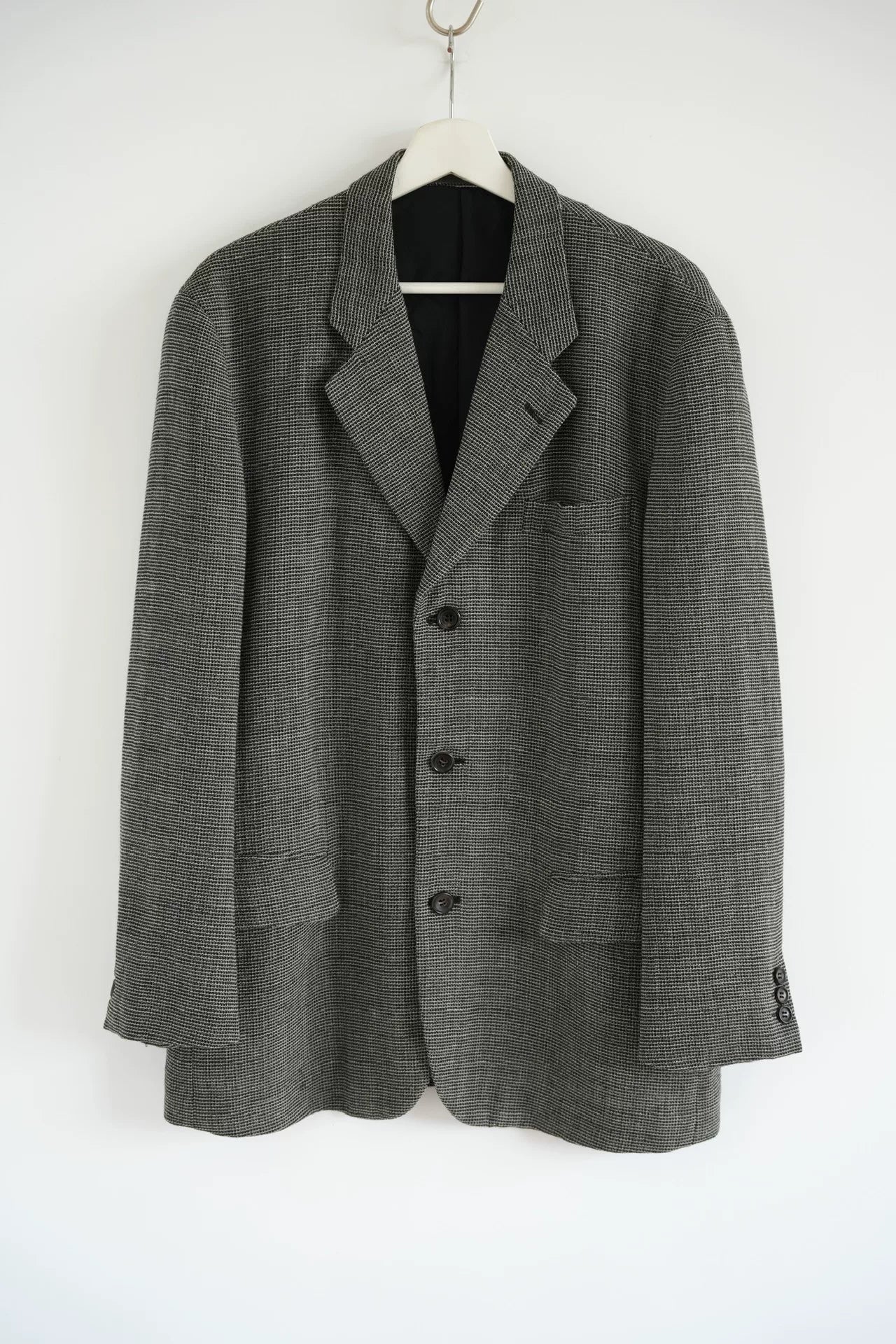 comme des garçons waffle suit jacket