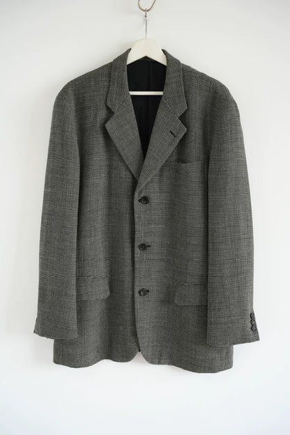 comme des garçons waffle suit jacket