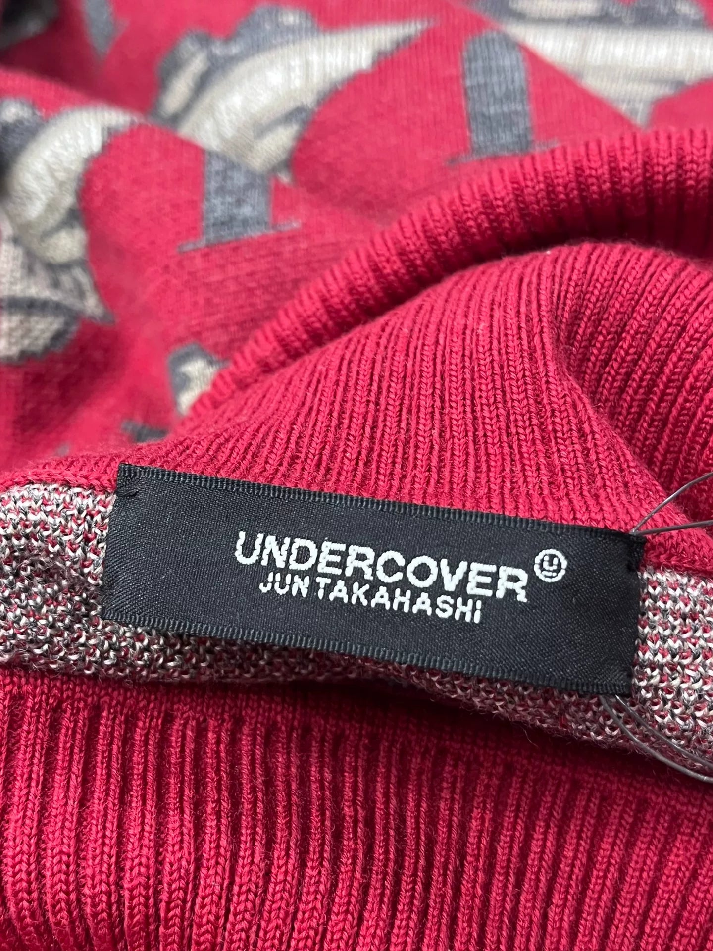 Undercover x Valentino Alien Series Printed Turtleneck Sweater