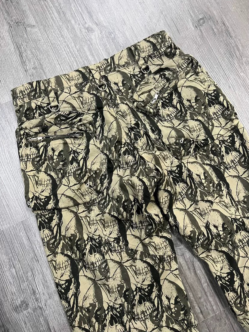 nude camouflage cargo pants