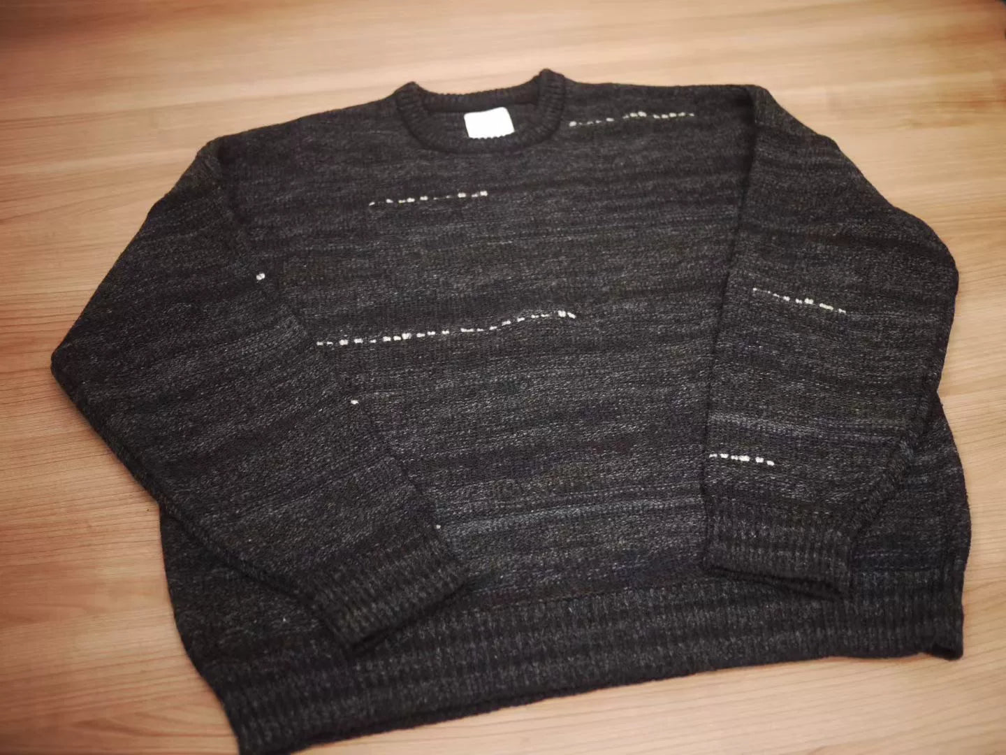 VISVIM AMPLUS KNIT GRADIENT BLACK Size 3