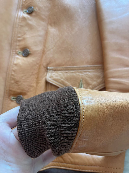 freewheelers a-1 waxed flight jacket